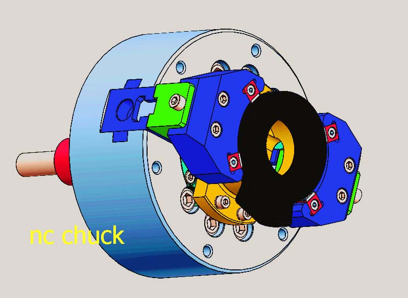 二爪和三爪卡盘夹具STEP